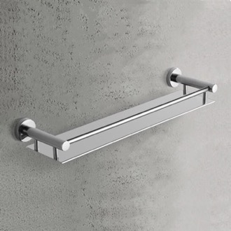 Bathroom Shelf Wall Mounted Polished Chrome Bathroom Shelf Nameeks NCB92